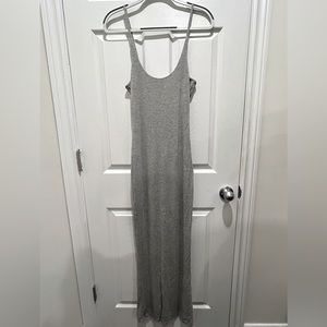 NWOT Long Grey slip dress